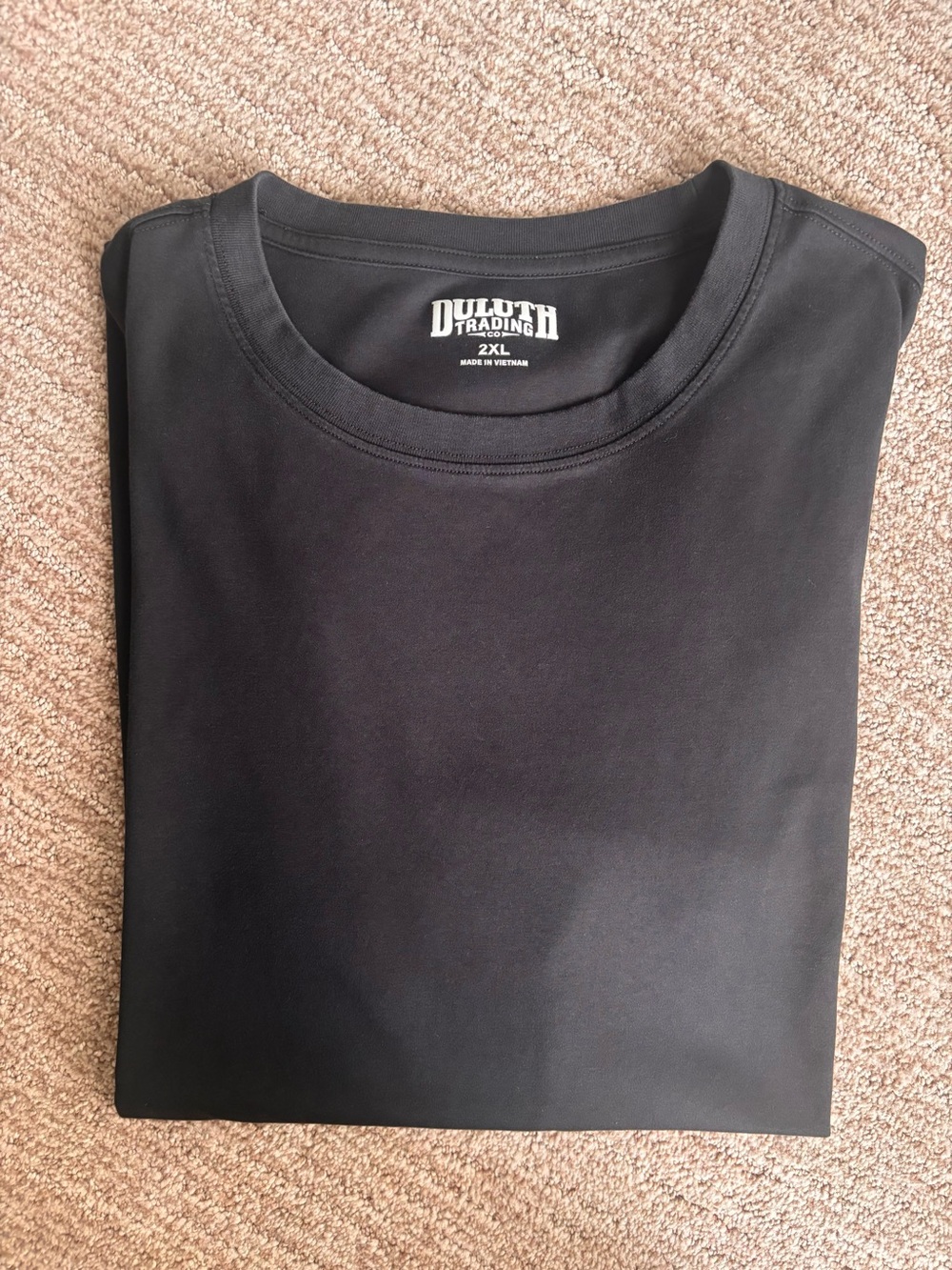 Duluth Trading Co Men's Crew Neck Tee - Black (2XL)